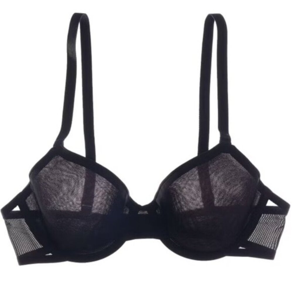 CUUP Black Sheer Bra